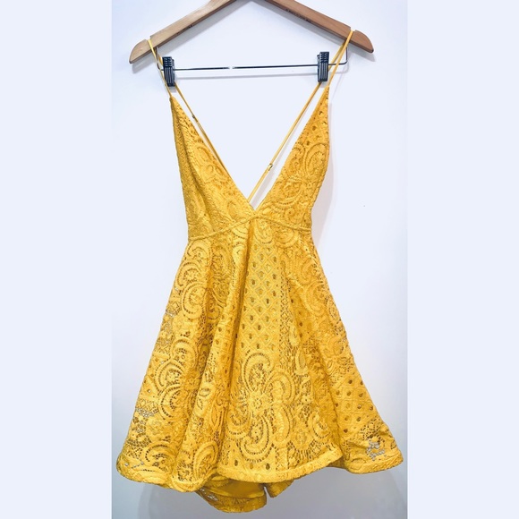 X REVOLVE Tahlia Dress in Marigold - Picture 3 of 3